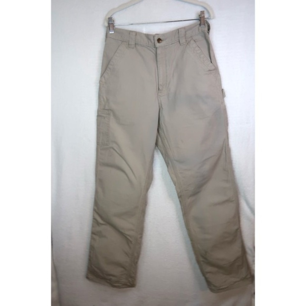 Carhartt B151 DKH Dungaree Fit Carpenter Canvas Pants Mens Size 30x32